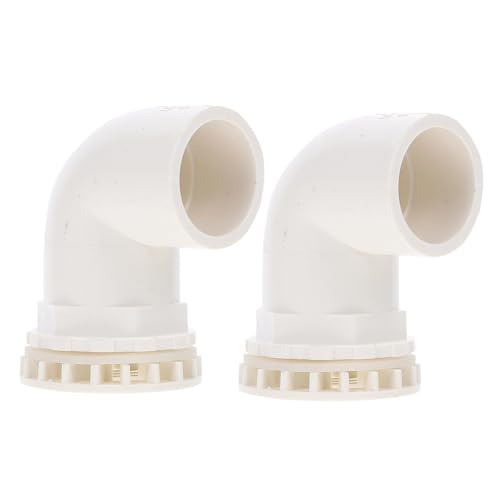 YARNOW 2stücke Aquarium Wasseranschlüsse Elbow Connector Für Fischbehälter Stabil Und Leicht Nahtloses Design Für Optimale Entwässerung Geeignet Für Schläuche Mit Innendurchmesser von YARNOW