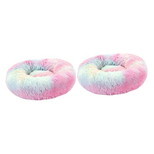 YARNOW 2 STK Haustierbett Donut-Hundebett Katzen-Hundebettmatte Kreisförmiges Hundebett hängendes hundebett Kissenbett für Hunde und Katzen hundebetten pet Bed runden Krapfen Matratze YARNOW 2 STK Haustierbett Donut-Hundebett Katzen-Hundebettmatte Kreisförmiges Hundebett hängendes hundebett Kissenbett für Hunde und Katzen hundebetten pet Bed runden Krapfen Matratze von YARNOW