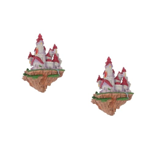 YARNOW 2 STK Schloss Aquarium Voll Tauchbar Schwämme Aquarium Licht Aquarienfilter Tropisch Tank Stand Schlauch Aquarienständer Ornament Panzer Wasser Ventil Pumpe Uv Harz von YARNOW