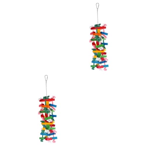 YARNOW 2 STK Vogel Spielzeug kau knete Wooden Toys be Safe Vogelbeißspielzeug Vogelspielzeug Spielzeuge Hängespielzeug für Haustiere Haustier Spielzeug Papagei Vogel liefert Baumwollseil YARNOW 2 STK Vogel Spielzeug kau knete Wooden Toys be Safe Vogelbeißspielzeug Vogelspielzeug Spielzeuge Hängespielzeug für Haustiere Haustier Spielzeug Papagei Vogel liefert Baumwollseil von YARNOW