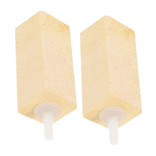 YARNOW 2er-Pack Luftstein-diffusor Aus Holz -sprudler Für Aquarium Und Eiweißabschäumer Luftstein-Aquarium-zubehör von YARNOW