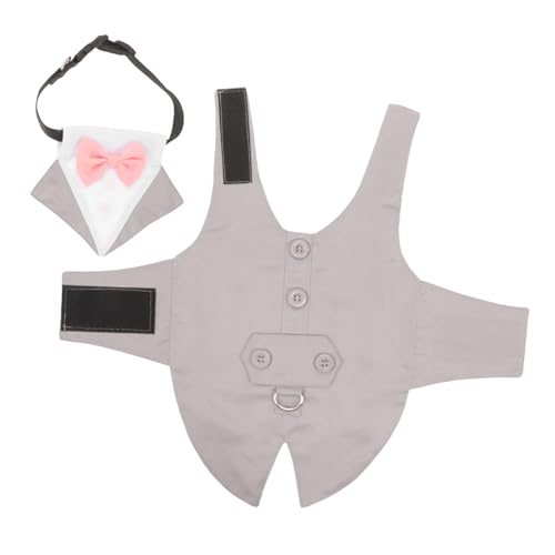 YARNOW 2 Sets Fliege Bandana Haustier Für Den Täglichen Gebrauch Hundehalsband Zum Anziehen Hundefliege Hochzeitsmaterial von YARNOW