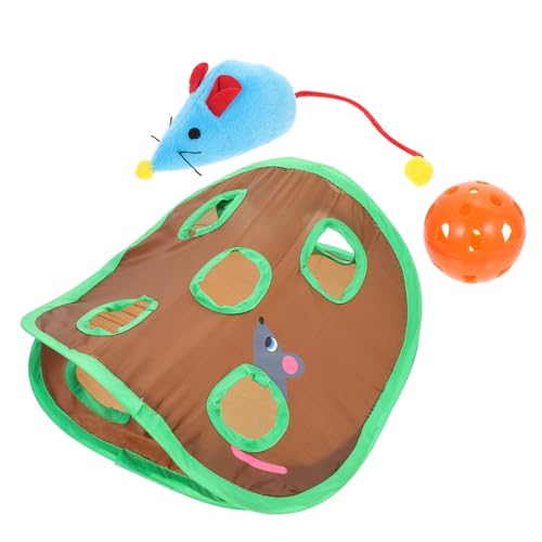 YARNOW Katzen Tunnel 2 Sätze Katzen Spielzeug Plüschfigur Spielzeug Haustier Spielzeug Interaktives Spielzeug Faltbarer Katzentunnel Kätzchen-tunnelspielzeug Interaktives Katzenspielzeug Stoff Brown YARNOW Katzen Tunnel 2 Sätze Katzen Spielzeug Plüschfigur Spielzeug Haustier Spielzeug Interaktives Spielzeug Faltbarer Katzentunnel Kätzchen-tunnelspielzeug Interaktives Katzenspielzeug Stoff Brown von YARNOW