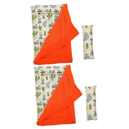 YARNOW 2 Sätze Kletterndes Baumwollnest Für Haustiere Leguan Zubehör Schlafsack Für Reptilien Einstreu Für Meerschweinchen Gecko-Bett Schlafhängematte Igelbettwäsche Segeltuch Orange YARNOW 2 Sätze Kletterndes Baumwollnest Für Haustiere Leguan Zubehör Schlafsack Für Reptilien Einstreu Für Meerschweinchen Gecko-Bett Schlafhängematte Igelbettwäsche Segeltuch Orange von YARNOW