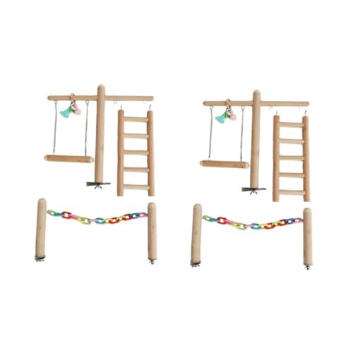 YARNOW 2 Sätze Vögel Reißen Spielzeug Nymphensittich Spielzeug Papagei-schaukelkäfig-Spielzeug Kleines Vogelspielzeug Papageienbarsch Vogel Stehen Schaukel Aus Holz Kauen Leiter Hölzern YARNOW 2 Sätze Vögel Reißen Spielzeug Nymphensittich Spielzeug Papagei-schaukelkäfig-Spielzeug Kleines Vogelspielzeug Papageienbarsch Vogel Stehen Schaukel Aus Holz Kauen Leiter Hölzern von YARNOW