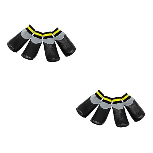 YARNOW 2 Sets Schuhe Schneefeste Booties Socken - Haustierschuhe Schwarz Größe 3 YARNOW 2 Sets Schuhe Schneefeste Booties Socken - Haustierschuhe Schwarz Größe 3 von YARNOW