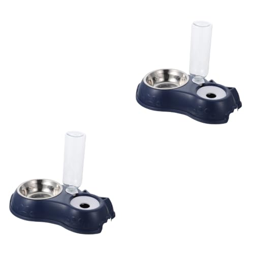 YARNOW 2 Sätze Zubringer Welpe Lebensmittelspender pet Feeder trinkbrunnen fã¼r Katzen Wassernapf für Haustiere Wasser- und Futterspender für Haustiere Hase Katzenfutter Haustiernapf von YARNOW