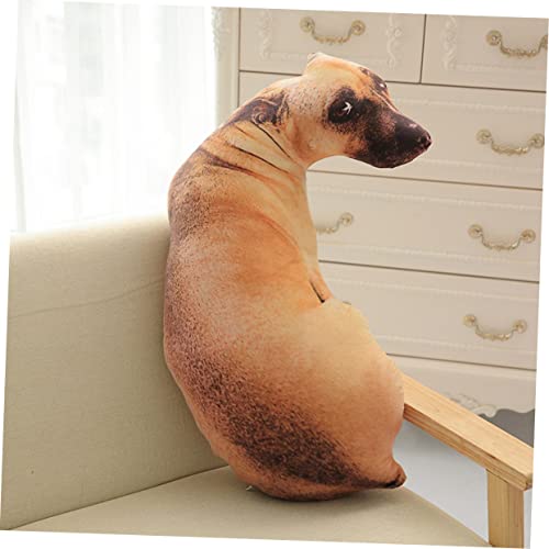 YARNOW 2 Stck. Hundekissen Plüsch Kissen mit PP Baumwolle Füllung Weiches Stereo Kuschelkissen Abnehmbar und Waschbar Dekoratives Sofa und Bürokissen als Umarmungs und Schlafkissen YARNOW 2 Stck. Hundekissen Plüsch Kissen mit PP Baumwolle Füllung Weiches Stereo Kuschelkissen Abnehmbar und Waschbar Dekoratives Sofa und Bürokissen als Umarmungs und Schlafkissen von YARNOW