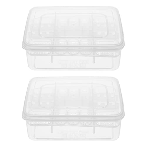 YARNOW 2 Stück 16 Inkubation sbox für Krabbel Tiere Reptilien inkubator Egg Incubator Eigentümer-Inkubator Ei-Inkubator Eier Schraffur Schlangenbrutkasten Reptilien-Ei Plastik Transparent YARNOW 2 Stück 16 Inkubation sbox für Krabbel Tiere Reptilien inkubator Egg Incubator Eigentümer-Inkubator Ei-Inkubator Eier Schraffur Schlangenbrutkasten Reptilien-Ei Plastik Transparent von YARNOW