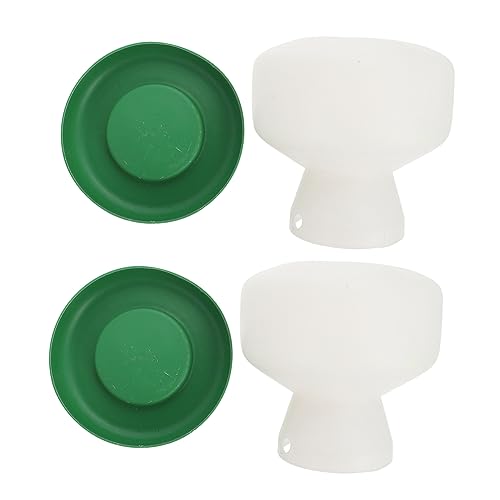 YARNOW 2 Stück Automatischer Trinkbrunnen Wasservogel Futternapf Papageien Trinkflasche Vogel Outdoor Sauger Wellensittiche Vögel Vogelfutterspender Tauben Futternapf von YARNOW