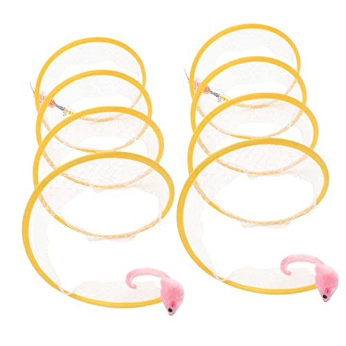 YARNOW 2pcs Katze Spielzeug Mäuse Für Indoor Katzen Interaktive Tunnel Spielzeug Für Kätzchen Spielzeug von YARNOW