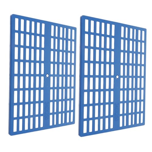 YARNOW 2stücke Kunststoffmatte Für Kaninchenkäfige Mit Löchern Fußpolster Für Kleintiere Bodenmatte Wiederverwendbar Saubere Käfiglösung Für Kaninchen Chinchillas Katzen Und von YARNOW