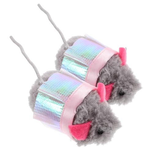 YARNOW 2 Stück Gefülltes Katzenspielzeug Katzenmäuse Katzenspielzeug Für Hauskatzen Mäuse Fernbedienung Katze Katzenkratz Smart Cat Katzenspielzeug Katzenmaus Haustiere Plüsch YARNOW 2 Stück Gefülltes Katzenspielzeug Katzenmäuse Katzenspielzeug Für Hauskatzen Mäuse Fernbedienung Katze Katzenkratz Smart Cat Katzenspielzeug Katzenmaus Haustiere Plüsch von YARNOW