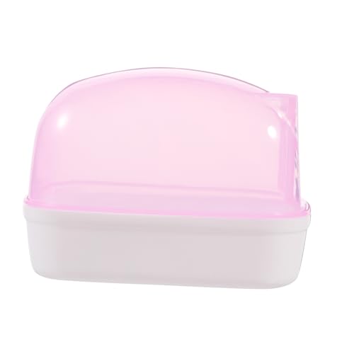 YARNOW 2 Stück Hamster Badezimmer Wäschekorb Badesitz Meerschweinchen Hamster Sandbadebehälter Badespielzeug Heu Hamsterkäfig Badewanne Faltbar Babybad Hamsterbadewanne von YARNOW