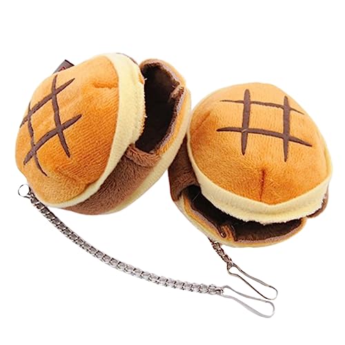 YARNOW 2 Stück Hamster Baumwollnest Verschachtelung Haustier Vlies Baumwolle hamsterbett Hamster käfig Hamster Kuschelhöhle hamsterzubehör Hamster-Winterbett Hamsterhaus kurzer Plüsch von YARNOW
