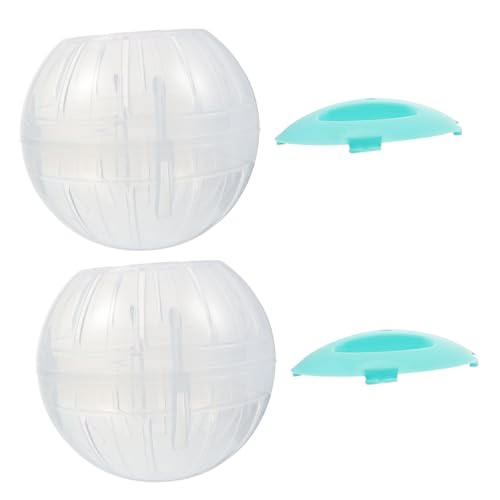 YARNOW 2 Stück Hamster Laufball Hamsterräder Hamster-Übungsbälle Mini klare Hamsterbälle Hamster hamsterspielzeug Kleintiertrainer lustiges Haustierspielzeug Plastik Blue YARNOW 2 Stück Hamster Laufball Hamsterräder Hamster-Übungsbälle Mini klare Hamsterbälle Hamster hamsterspielzeug Kleintiertrainer lustiges Haustierspielzeug Plastik Blue von YARNOW