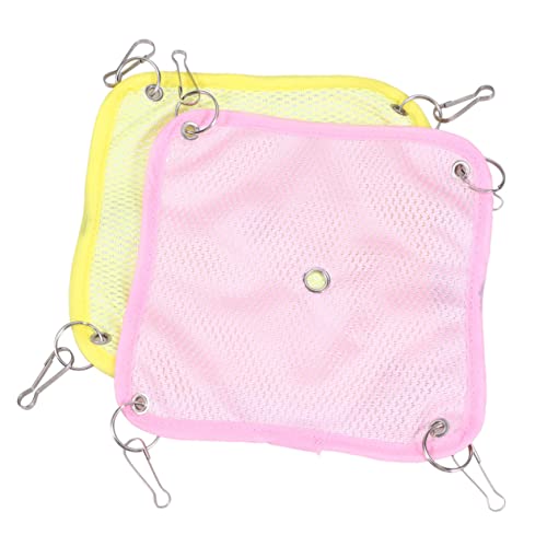 YARNOW 2stücke Hängematte Für Haustiere Hängematte Für Hamster Hamsterwiege Hängemattenbett Für Haustiere Hängebett Für Mesh Atmungsaktiv Kühl Komfortabel Leichtgewichtig YARNOW 2stücke Hängematte Für Haustiere Hängematte Für Hamster Hamsterwiege Hängemattenbett Für Haustiere Hängebett Für Mesh Atmungsaktiv Kühl Komfortabel Leichtgewichtig von YARNOW