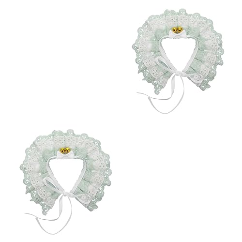 YARNOW 2 Stück Haustier Schal Haustier Katze Spitzenglocken Halsschmuck Katzenschal Katzenhalsband Katzen Spitzenhalskrawatte Katzen Spitzenlätzchen Haustierkatze Spitzenglocken YARNOW 2 Stück Haustier Schal Haustier Katze Spitzenglocken Halsschmuck Katzenschal Katzenhalsband Katzen Spitzenhalskrawatte Katzen Spitzenlätzchen Haustierkatze Spitzenglocken von YARNOW