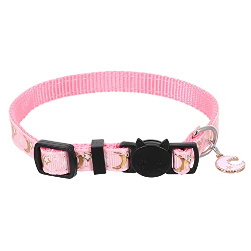 YARNOW 2stücke Pet Collar Mit Sternen Und Mond-Muster Verstellbar Mit Für Katzen Und Kätzchen Für Partys Und Fotoshootings von YARNOW