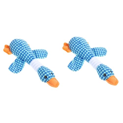 YARNOW 2stücke Kuschelweiches Unzerstörbares Plüschspielzeug Für Hunde Squeaky Bissspielzeug Zahnpflege Und Teething Für Aggressive Form Blau YARNOW 2stücke Kuschelweiches Unzerstörbares Plüschspielzeug Für Hunde Squeaky Bissspielzeug Zahnpflege Und Teething Für Aggressive Form Blau von YARNOW