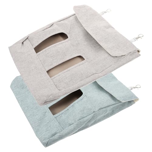 YARNOW 2 Stück Kaninchen-Heu-Tasche Meerschweinchen Hasenkäfig Gewebte Hasenheu Hasen zubehör für den käfig kaninchenstall zubehör Futterbeutel für Kaninchen Kleiner Futterautomat Stoff von YARNOW