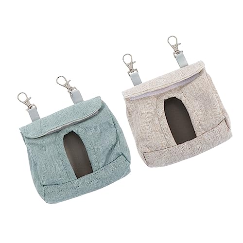 YARNOW 2 Stück Kaninchen-Heu-Tasche Zubehör für Meerschweinchen Hase kaninchenzubehör kaninchenstall zubehör Tasche für langsame Fütterung von Kaninchen Futterbeutel für Kaninchen Stoff von YARNOW
