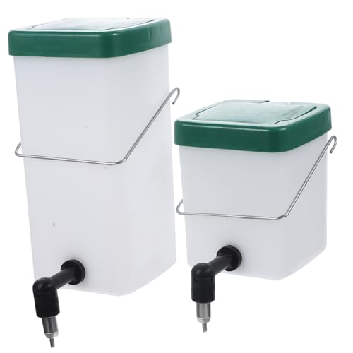 YARNOW 2stücke Kaninchen-wasserbrunnen Tropffrei Kaninchen-trinkflasche Automatischer Einfach Zu Bedienen Reinigen von YARNOW