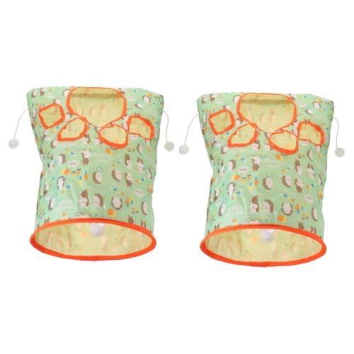 YARNOW 2 Stück Katzen Tunnel Spielzeug Outdoor Spielset Outdoor Spielzeug Kleine Katzen Kaninchen Tunnel Kätzchen Spielzeug Gelangweilte Katze Haustier Spielzeug Katzen Tunnel von YARNOW