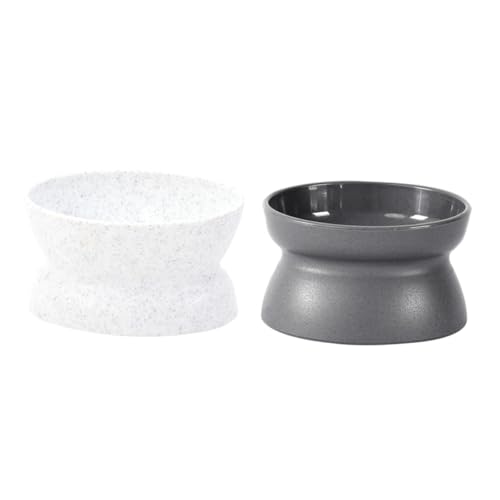 YARNOW Schräges Katzenfutternapf-Set 2 Stück Katzenfutter-aufbewahrungshalter rutschfeste Basis YARNOW Schräges Katzenfutternapf-Set 2 Stück Katzenfutter-aufbewahrungshalter rutschfeste Basis von YARNOW
