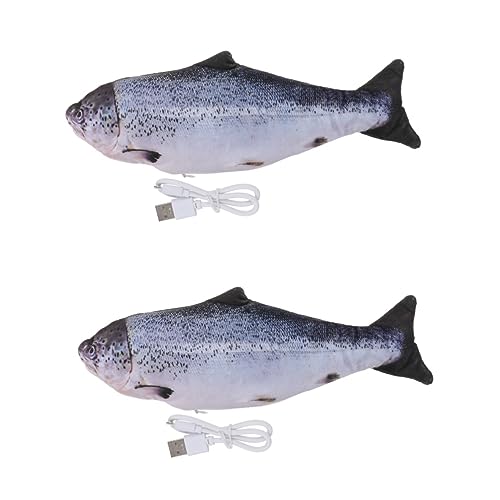 YARNOW Springender Fisch 2 Stück Katzenspielzeug Katzenfischspielzeug Haustierfischspielzeug Haustierspielzeug Haustierteaser Fischspielzeug Katzenspringender Fischspielzeug Katzenspring YARNOW Springender Fisch 2 Stück Katzenspielzeug Katzenfischspielzeug Haustierfischspielzeug Haustierspielzeug Haustierteaser Fischspielzeug Katzenspringender Fischspielzeug Katzenspring von YARNOW