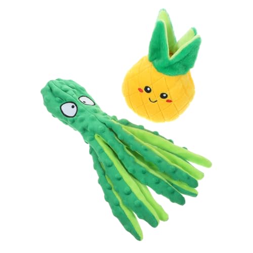 YARNOW 2 Stück Kauspielzeug Für Hunde Quietschende Spielzeuge Für Hunde Hundespielzeug Haustier -quietschspielzeug Hundekauspielzeug Kauspielzeug Für Welpen Krake Plüsch YARNOW 2 Stück Kauspielzeug Für Hunde Quietschende Spielzeuge Für Hunde Hundespielzeug Haustier -quietschspielzeug Hundekauspielzeug Kauspielzeug Für Welpen Krake Plüsch von YARNOW