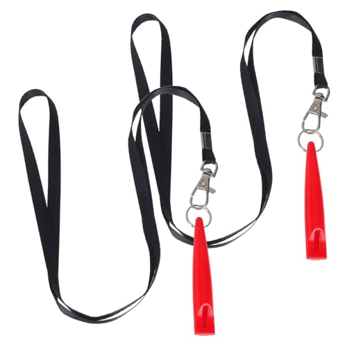 YARNOW 2 Stück Kunststoff Hundetrainingspfeife mit Lanyard für Rückruf und Barkkontrolle Vielseitig Einsetzbar für Hund und Pferd YARNOW 2 Stück Kunststoff Hundetrainingspfeife mit Lanyard für Rückruf und Barkkontrolle Vielseitig Einsetzbar für Hund und Pferd von YARNOW