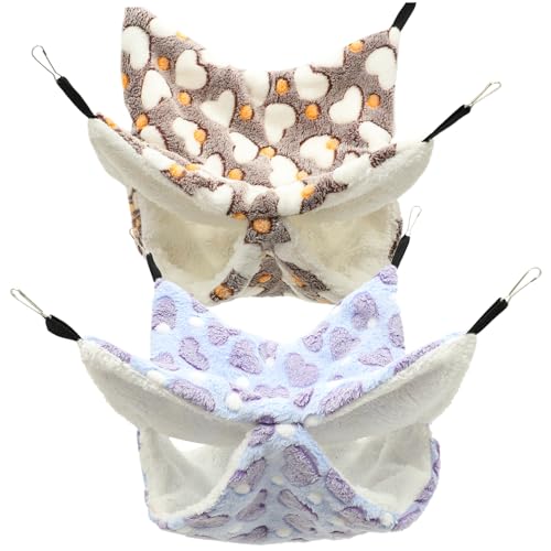 YARNOW 2 Stück Schlafsack Für Hamster Süßes Hamsterbett Käfig Meerschweinchen Bett Entzückende Hamsterhängematte Betten Für Kleintiere Käfig Chinchilla Hängematte Korallenvlies YARNOW 2 Stück Schlafsack Für Hamster Süßes Hamsterbett Käfig Meerschweinchen Bett Entzückende Hamsterhängematte Betten Für Kleintiere Käfig Chinchilla Hängematte Korallenvlies von YARNOW