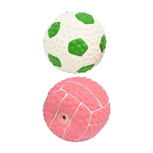 YARNOW 2St Spielzeugball Kaubälle für Haustiere komisch quietscht nagen interaktives Spielzeug knete Spielzeug Fußball-Puzzle bissfestes Beißspielzeug quietschende Kugeln kauen Hündchen YARNOW 2St Spielzeugball Kaubälle für Haustiere komisch quietscht nagen interaktives Spielzeug knete Spielzeug Fußball-Puzzle bissfestes Beißspielzeug quietschende Kugeln kauen Hündchen von YARNOW