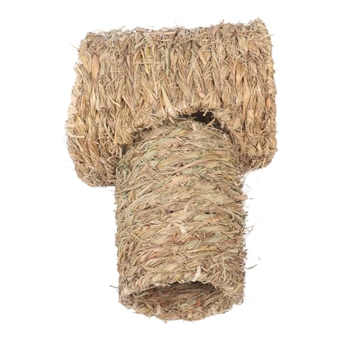 YARNOW 2 Stück Spielzeugtunnel aus Stroh meerschweinchen versteck Hamster Hasen kaninchenspielzeuge Rabbit Toys Kaninchenhöhle für Hasen Kleintierversteck Schlaftunnel YARNOW 2 Stück Spielzeugtunnel aus Stroh meerschweinchen versteck Hamster Hasen kaninchenspielzeuge Rabbit Toys Kaninchenhöhle für Hasen Kleintierversteck Schlaftunnel von YARNOW