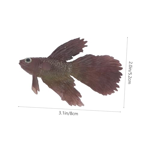 YARNOW 2 Stück Teiliges Künstliche Langlebige Goldfische aus Hochwertigem Kunststoff Lebensechte Dekorative Aquarium Deko für Meereslandschaften Formstabil und Schadstofffrei für von YARNOW