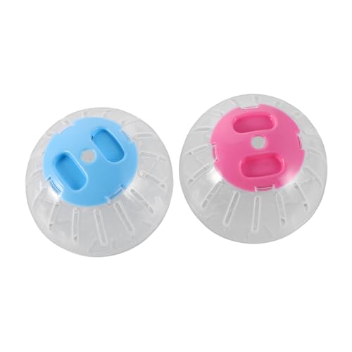 YARNOW 2 Stück Transparentes Hamster Laufrad aus Langlebigem Kunststoff Geräuscharm Großer für Kleine Kleintiere Wie Hamster und Meerschweinchen als Hamsterzubehör und Activity Toy YARNOW 2 Stück Transparentes Hamster Laufrad aus Langlebigem Kunststoff Geräuscharm Großer für Kleine Kleintiere Wie Hamster und Meerschweinchen als Hamsterzubehör und Activity Toy von YARNOW