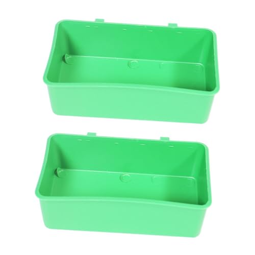 YARNOW 2 Stück Vogel Badewanne Papageienbad-Dusche Vogeltränke für Käfigvögel Käfigboden-Vogeltränke Bird Bath Outdoor vogelbad Haustier Duschwanne Duschtopf für Haustiere Plastik Green YARNOW 2 Stück Vogel Badewanne Papageienbad-Dusche Vogeltränke für Käfigvögel Käfigboden-Vogeltränke Bird Bath Outdoor vogelbad Haustier Duschwanne Duschtopf für Haustiere Plastik Green von YARNOW