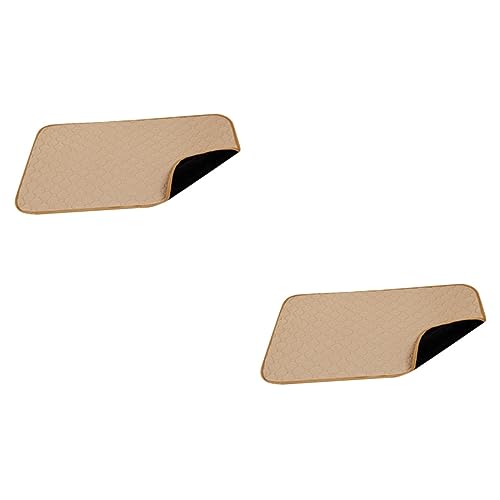 YARNOW 2 STK Hundeurinmatte hundekissen abwaschbar pet Supplies Pet Pee Pads Töpfchen für Hunde Hunde-PIPI-Pads Saugeinlagen für Haustiere Haustierzubehör Hündchen Hund PIPI Pad Urin-Pad von YARNOW