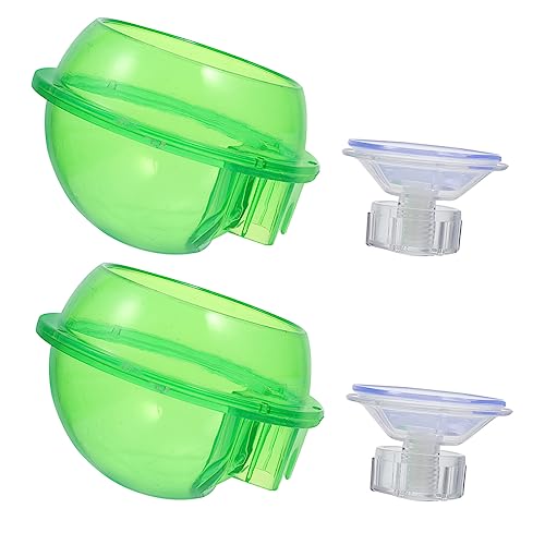 YARNOW 2 Stück Wassernapf für Reptilien pet Food Container Haustierfutterbehälter Futterspender Leopard Gecko Tank Zubehör Feeder mit Saugnapf Wasserbecken für Reptilien das Haustier von YARNOW