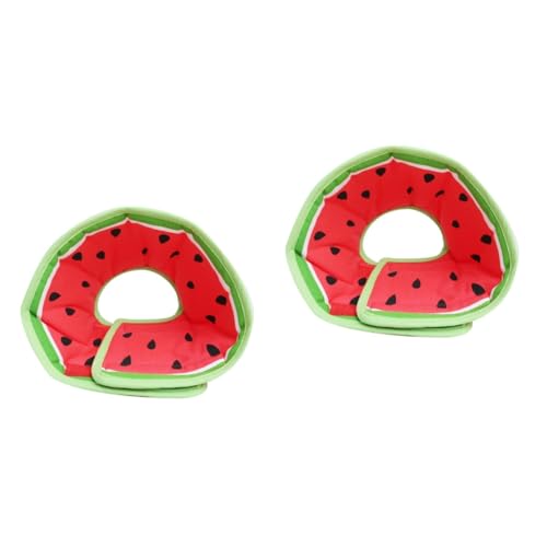 YARNOW 2 Stück Hundehalsband Haustierhalskreis Pflegefunktion Größe S Wassermelone YARNOW 2 Stück Hundehalsband Haustierhalskreis Pflegefunktion Größe S Wassermelone von YARNOW