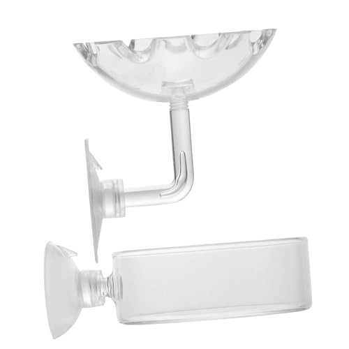 YARNOW 2 Stücke Air Garnelen Topf Aquarium Tablett füttern Zucht Pet Feeding Bowl Fish Tank Feeding Tray schleichtiere Futterschale für Garnelen Versorgung mit Aquarien Acryl Transparent YARNOW 2 Stücke Air Garnelen Topf Aquarium Tablett füttern Zucht Pet Feeding Bowl Fish Tank Feeding Tray schleichtiere Futterschale für Garnelen Versorgung mit Aquarien Acryl Transparent von YARNOW