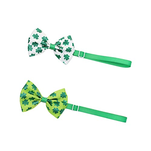 YARNOW 2 Stücke Fliege Kragen Hund Kostüm St Patricks Day Kostüm Party Haustier Hund Fliege Band YARNOW 2 Stücke Fliege Kragen Hund Kostüm St Patricks Day Kostüm Party Haustier Hund Fliege Band von YARNOW