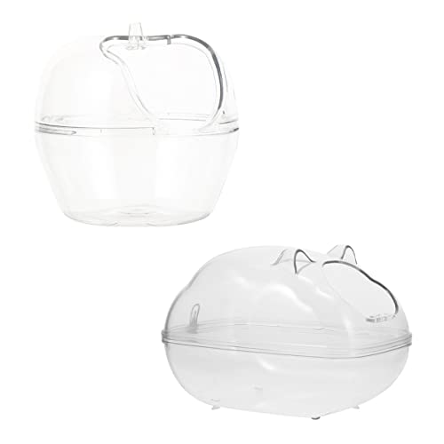 YARNOW 2 Stücke Hamster Badewannen Kunststoff Hamster Toiletten Haustier Badezimmer Käfig Badkästen YARNOW 2 Stücke Hamster Badewannen Kunststoff Hamster Toiletten Haustier Badezimmer Käfig Badkästen von YARNOW