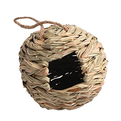 YARNOW 2 Stücke Schlüpfen Im Freien Rattan Kinder Spatz Fenster Handgewebte Schlafplatz Ornament Papagei Hübsch Gemütlich Brummende Gras Häuser Vogelhaus Gewebte Vogelhäuschen Hause YARNOW 2 Stücke Schlüpfen Im Freien Rattan Kinder Spatz Fenster Handgewebte Schlafplatz Ornament Papagei Hübsch Gemütlich Brummende Gras Häuser Vogelhaus Gewebte Vogelhäuschen Hause von YARNOW