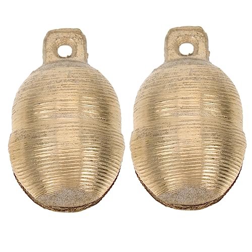 YARNOW 2 Stücke kupferne Glocke Kuhglocke Haustiere Glockenspiel Rindenhalsband Katzenglocken Cattle Bell kuhschelle Glocken für Hundehalsbänder Haustier-Glockenanhänger Messing Golden YARNOW 2 Stücke kupferne Glocke Kuhglocke Haustiere Glockenspiel Rindenhalsband Katzenglocken Cattle Bell kuhschelle Glocken für Hundehalsbänder Haustier-Glockenanhänger Messing Golden von YARNOW