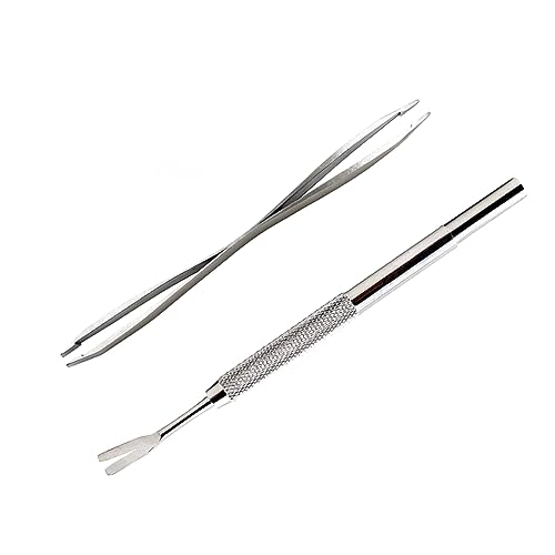 YARNOW Entferner-werkzeugsatz 2-teiliges Entferner-Set Aus Edelstahl Für Die Genaue Extraktion Von Haustieren YARNOW Entferner-werkzeugsatz 2-teiliges Entferner-Set Aus Edelstahl Für Die Genaue Extraktion Von Haustieren von YARNOW