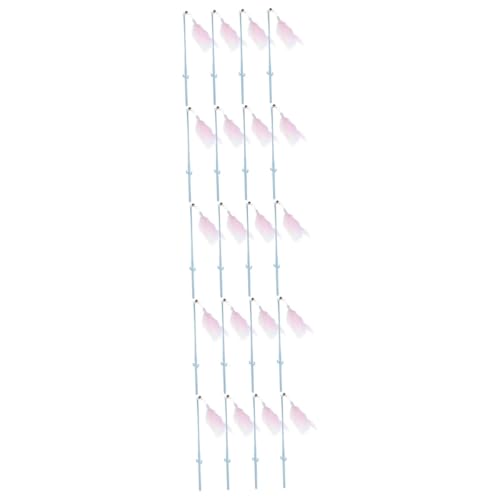 YARNOW 20 Stück Katzen Teaser Stick Teaser Zauberstab Für Haustiere Katzen Zauberstab Spielzeug Attraktive Teaser Behänge Katzen Stick Spielzeug Katzenspielzeug Katzenspielzeug YARNOW 20 Stück Katzen Teaser Stick Teaser Zauberstab Für Haustiere Katzen Zauberstab Spielzeug Attraktive Teaser Behänge Katzen Stick Spielzeug Katzenspielzeug Katzenspielzeug von YARNOW