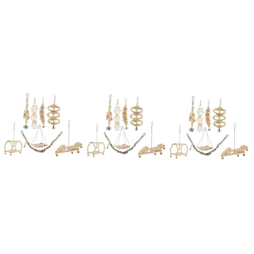 YARNOW 24 STK Vogel Spielzeug Spielset aus Holz Kauspielzeug für Papageien Vogelspielzeug knete Spielzeug Spielzeuge Vogel Spielständer Spielzeug pädagogische Schaukel Haustier Leiter YARNOW 24 STK Vogel Spielzeug Spielset aus Holz Kauspielzeug für Papageien Vogelspielzeug knete Spielzeug Spielzeuge Vogel Spielständer Spielzeug pädagogische Schaukel Haustier Leiter von YARNOW