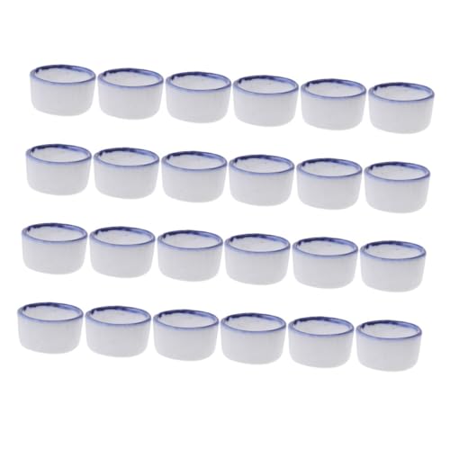 YARNOW Schildkröten-futterteller 24 Stück Mini-Keramik-wassernäpfe Für Reptilienbecken Kompaktes Design Für Spinnen Skorpione Eidechsen Weiß YARNOW Schildkröten-futterteller 24 Stück Mini-Keramik-wassernäpfe Für Reptilienbecken Kompaktes Design Für Spinnen Skorpione Eidechsen Weiß von YARNOW